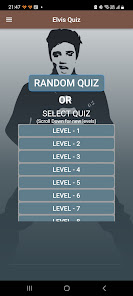 Screenshot 1 Elvis Presley Trivia Quiz android