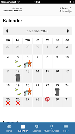 Afvalapp Schouwen-Duiveland Screen 3