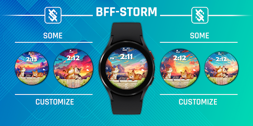BFF1- Cute Cat watchface - Screenshot Image