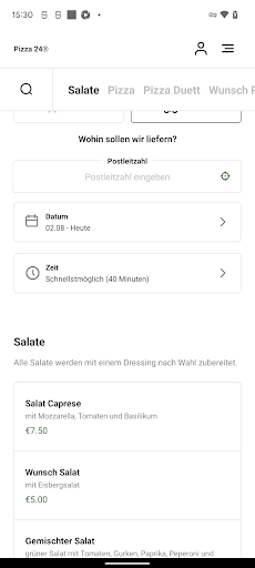 Pizza 24 Screen 3