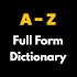 Full Form Dictionary