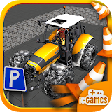 Farmer Tractor Parking 3D icon