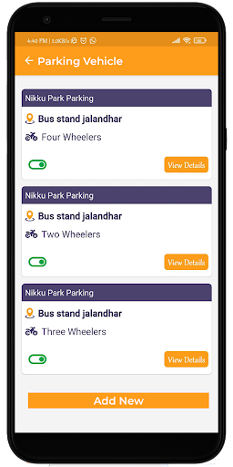 Eryo Parks Vendor Screen 3