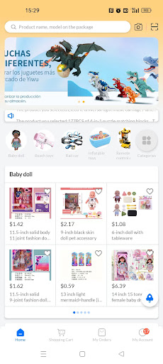 Android application Yiwuvivo screenshort