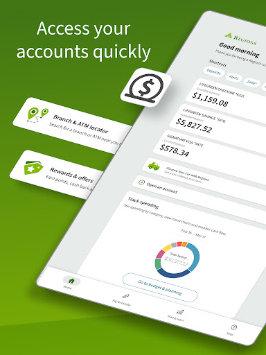 Screenshot of Regions Bank