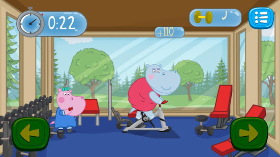 Fitness Games: Hippo Trainer screenshots 18
