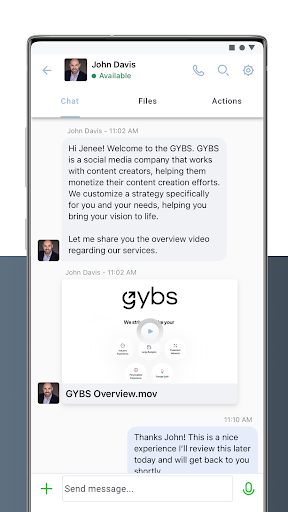 GYBS Screen 3