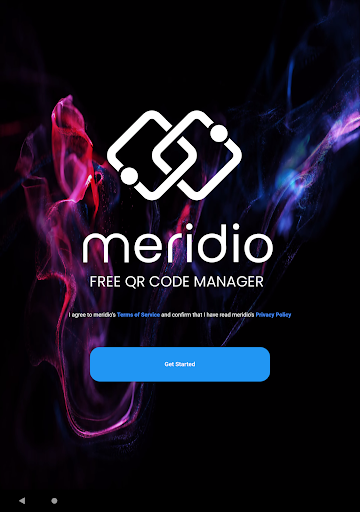 Screenshot of Meridio Easy QR Code Contact S