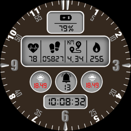 MAHO004 Wear OS Watch Face screenshot 26