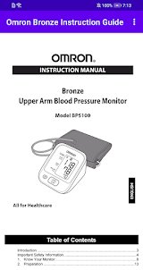 Omron Bronze Instruction Guide