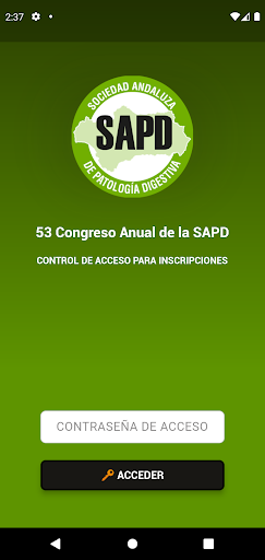 SAPD Inscripciones Screen 2