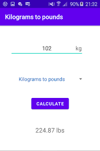 96 kg in pounds online