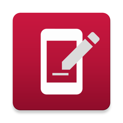 Simple text file notepad logo