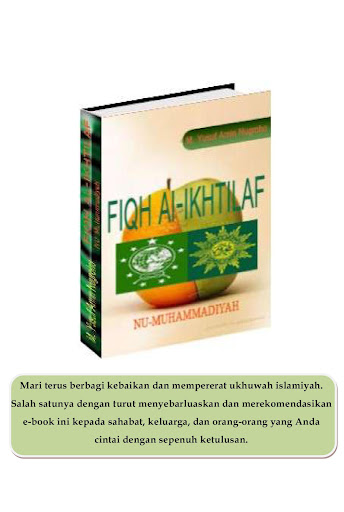 Android application Fiqh Ikhtilaf NU Muhammadiyah screenshort