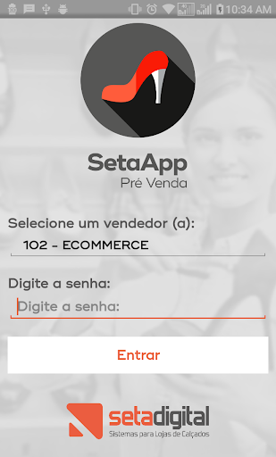 Android application SetaApp Pré-Venda screenshort