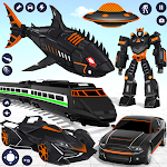 Cover Image of 下载 Shark Robot Car Transform Game  APK