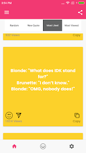 Blonde jokes