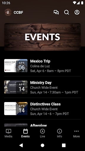 CalvaryChapel Bible Fellowship Screen 2