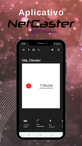 Android application NETCASTER - GPN Fibra screenshort