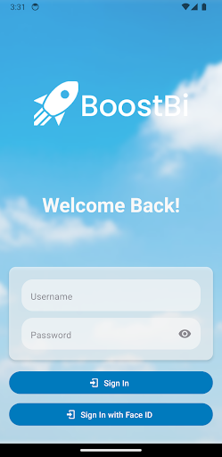 Android application BoostBi screenshort