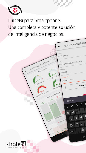 Android application LinceBI screenshort