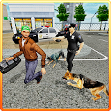 Police Dog Crime Patrol Sniff icon
