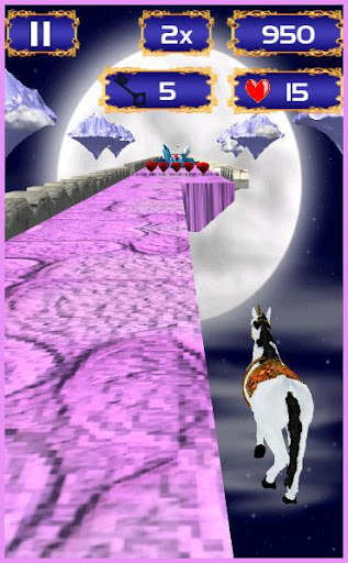Android application Unicorn Run 3D screenshort
