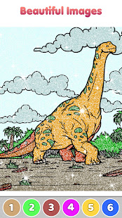 Dinosaur Color by Number - Animals Coloring Pages 2.8 screenshots 7