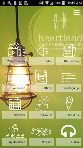 Heartland Community Church App Screen 2