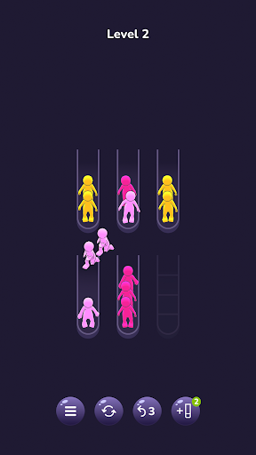 Crowd Sort - Color Puzzle Game screenshot 8