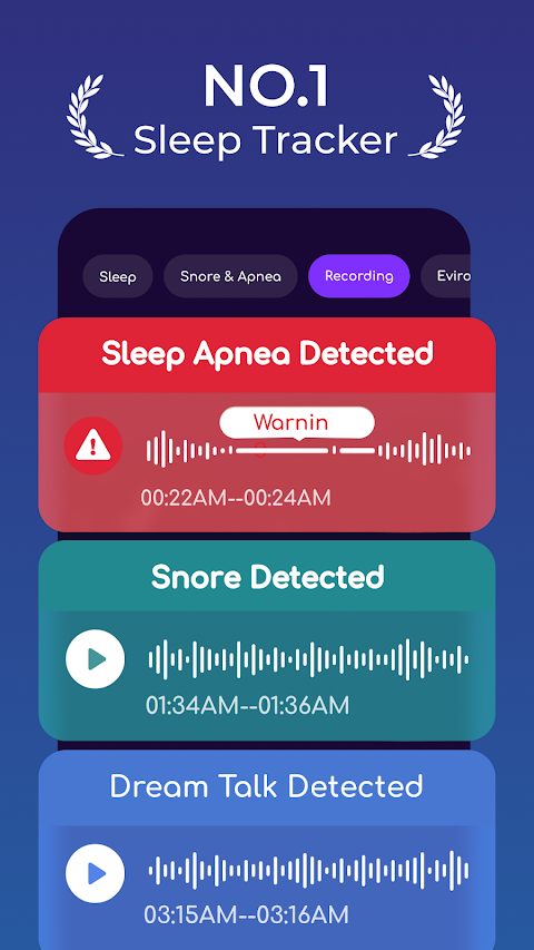 Mintal Tracker: Sleep Recorderのおすすめ画像1