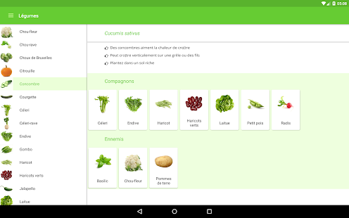 Gardroid - L'app du potager Capture d'écran