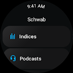 screenshot of Schwab Mobile