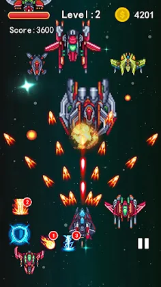 Galactic War : Alien Invasion - Screenshot 1