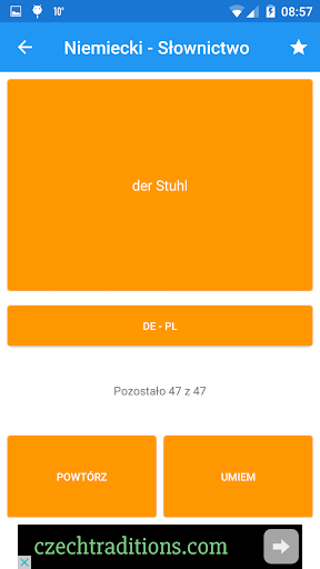 Niemiecki - Słownictwo Screen 3