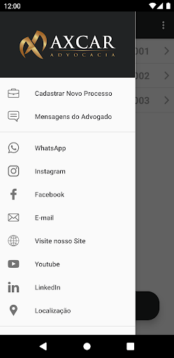Axcar Advocacia Screen 3