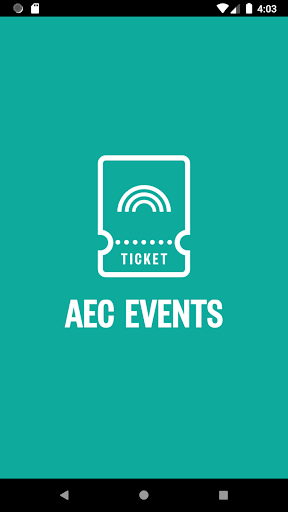 Android application AEC Events screenshort