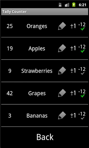 Tally Counter Screen 2