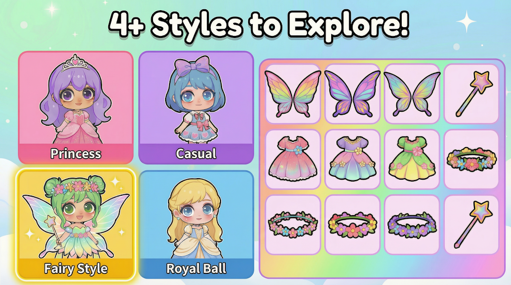 Anime Dress & Fashion Makeover MOD APK screenshot