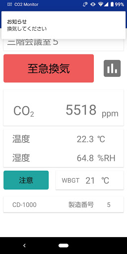 CO2 Monitor Screen 3