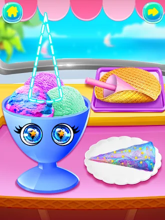 Game screenshot Princess Ice Cream Maker Games apk download
