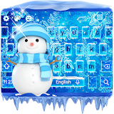 Ice Frozen Keyboard Theme icon