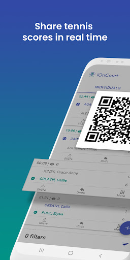 Android application iOnCourt Tennis Match Tracker screenshort