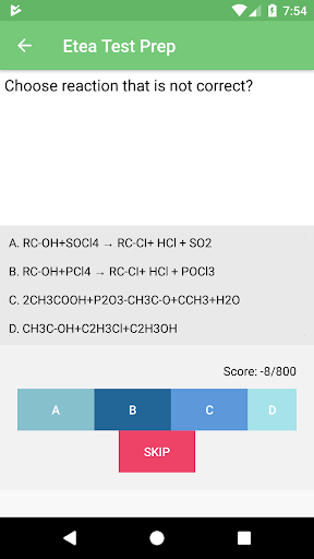 Etea Engineering/Medical Test Screen 2