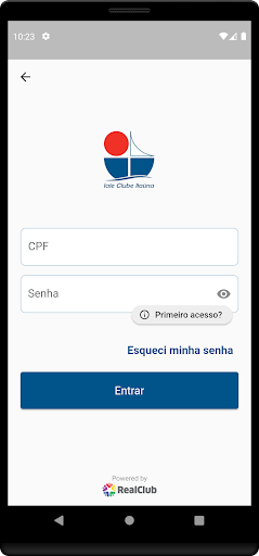 Android application Iate Clube Itaúna screenshort