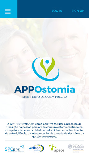Android application APPOSTOMIA screenshort