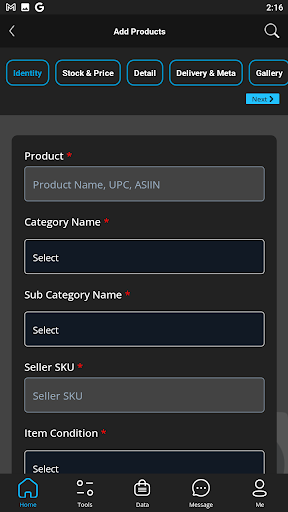Atlantis Decora Seller Center Screen 3