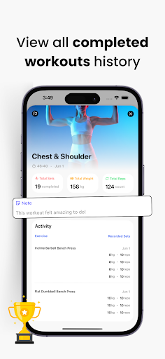 Screenshot of HubFit
