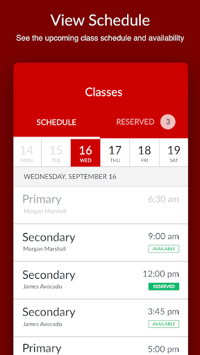 Android application CrossFit 714 screenshort