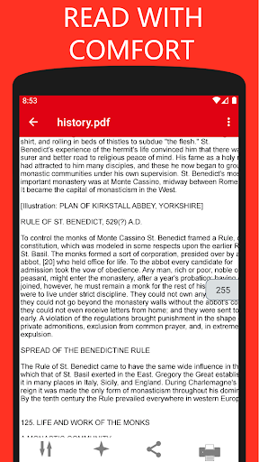PDF Document File Reader Screen 2